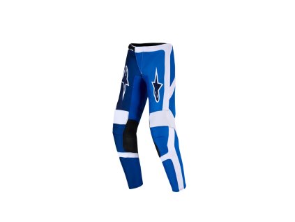 ALPINESTARS Detské motokrosové nohavice Youth Fluid Portl – modrá UCLA/biela