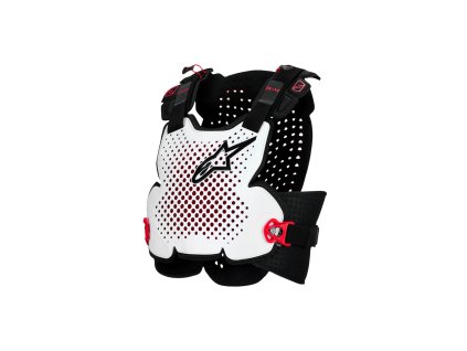 ALPINESTARS Hrudný chránič A-4 Plasma – biela