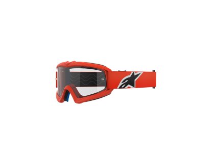 ALPINESTARS Detské motokrosové okuliare Vision Youth Corp – oranžová, číre sklo