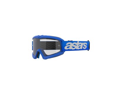 ALPINESTARS Detské motokrosové okuliare Vision Youth Blaze – modrá, číre sklo