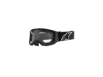 ALPINESTARS Motokrosové okuliare Vision 8 Corp Dual Pane – čierna, číre sklo