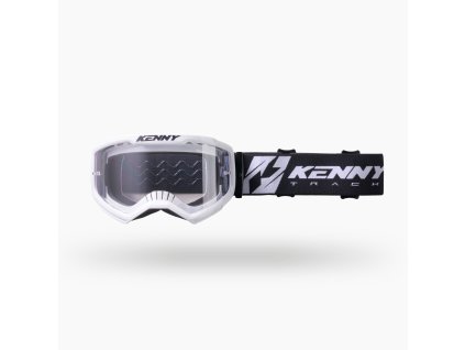 KENNY RACING GOGLE TRACK KOMBAT ROZMIAR WHITE KOLOR BIAŁY SZYBKA PRZEŹROCZYSTA (Veľkosť WHITEKOLORBIAŁYSZYBKAPRZEŹROCZYSTA)