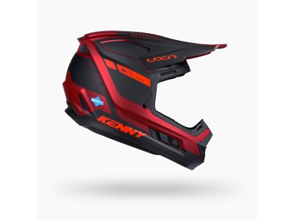 KENNY RACING KASK CROSS/ENDURO PERFORMANCE GRAPHIC CANDY RED MATT KOLOR CZARNY/CZERWONY ROZMIAR XS (Veľkosť XS)
