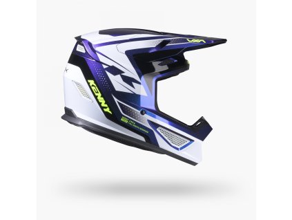Kenny Track Graphic + Focus Night Diamond Helmet – bočný pohľad