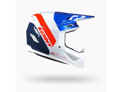 KENNY RACING KASK CROSS/ENDURO TRACK GRAPHIC BLAST PATRIOT KOLOR NIEBIESKI/BIAŁY/CZERWONY ROZMIAR XS (Veľkosť XS)