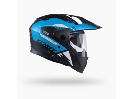 KENNY RACING KASK DUAL ADVENTURE EXTREME GRAPHIC BLUE KOLOR NIEBIESKI/CZARNY ROZMIAR XS (Veľkosť XS)