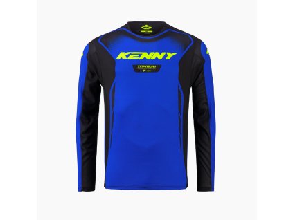 KENNY RACING KOSZULKA CROSS/ENDURO TITANIUM BLUE KOLOR NIEBIESKI ROZMIAR S (Veľkosť S)