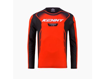 KENNY RACING KOSZULKA CROSS/ENDURO TITANIUM ORANGE KOLOR POMARAŃCZOWY ROZMIAR S (Veľkosť S)
