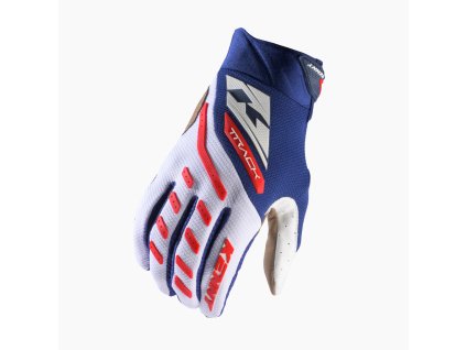 KENNY RACING RĘKAWICE CROSS/ENDURO TRACK WHITE NAVY ROZMIAR XS (7) (Veľkosť XS)