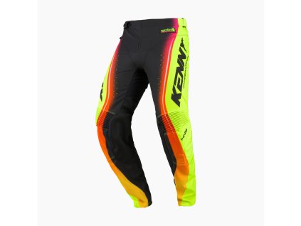KENNY RACING SPODNIE CROSS/ENDURO PERFORMANCE NEON YELLOW KOLOR ŻÓŁTY FLUO/CZARNY/CZERWONY ROZMIAR XS (28) (Veľkosť XS)