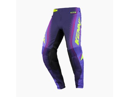 KENNY RACING SPODNIE CROSS/ENDURO PERFORMANCE SOLID PURPLE KOLOR FIOLETOWY/ ŻÓŁTY FLUO ROZMIAR XS (28) (Veľkosť XS)