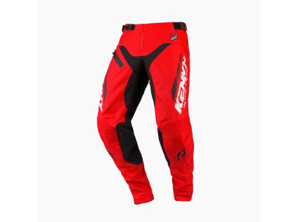 KENNY RACING SPODNIE CROSS/ENDURO TITANIUM RED KOLOR CZERWONY ROZMIAR 28 (Veľkosť 28)