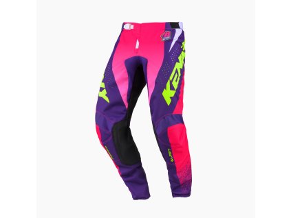 KENNY RACING SPODNIE CROSS/ENDURO TRACK BLAST PINK KOLOR RÓŻOWY/FIOLETOWY/ŻÓŁTY FLUO ROZMIAR XS (28) (Veľkosť XS)