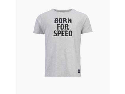 Pull In Born For Speed Grey – tričko – predná strana