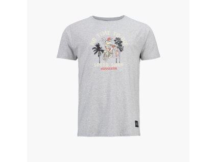 Pull In Speed Shop Grey – tričko – predná strana