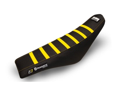 BLACKBIRD Poťah sedla Husqvarna TC/FC 2014–2015, TE/FE 2014–2016 Zebra – Čierny vrch