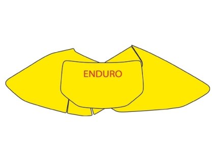 BLACKBIRD Sada polepov číselných Tabuliek Honda CRF 250X '04-'16 žltá fluo