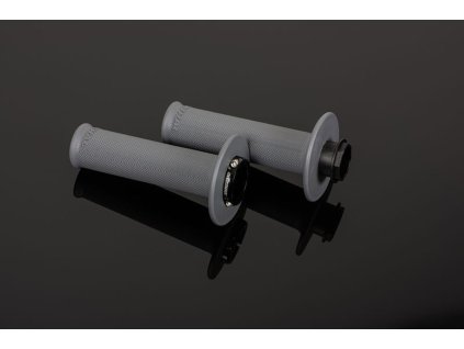 RENTHAL Gripy MX Original Lock-on Medium (FULL DIAMOND) – sivé