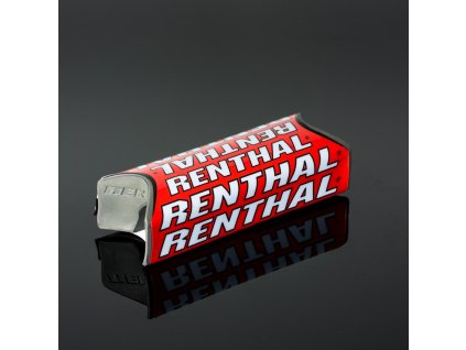 RENTHAL Pena na riadidlá Fatbar Team Issue (240 mm) – červená/biela s logom Renthal
