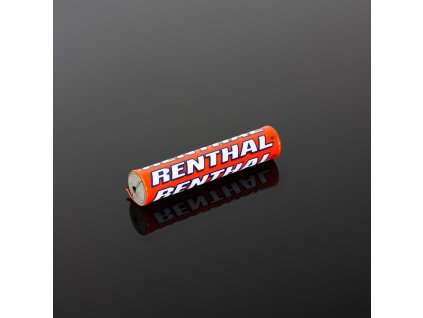 RENTHAL Pena na riadidlá SX 240 mm – klasické logo (Farba Oranžová / biela / modrá)