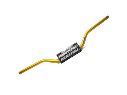 RENTHAL Riadidlá 28,6 mm MX Fatbar Honda CR / CRF, Kawasaki KX / KXF – zlaté, s penou