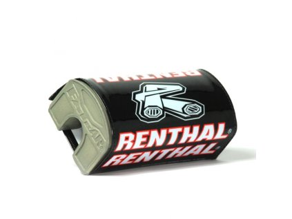 RENTHAL Pena na riadidlá Fatbar čierna/červená s logom Renthal