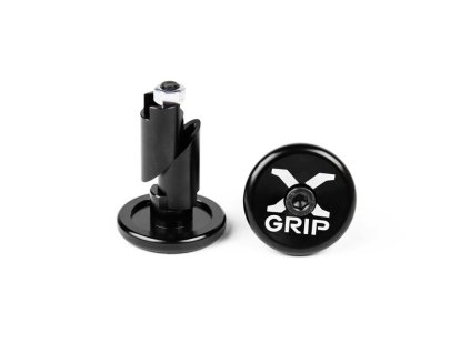 X-GRIP Koncovky Riadidiel (závažia) pre Otvor s Priemerom 12–16,2 mm čierne