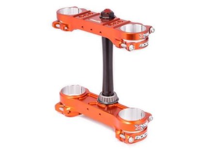 XTRIG Držiaky tlmičov Rocs Pro Triple Clamps KTM SX/EXC '14-'22; SX-F/EXC-F/TPI '15-'22; Gas Gas Ec/Ecf/MC/Mcf '21-'22; Husqvarna FC/FE/TC/TE/Tei '17-'23 oranžové
