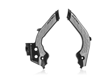 ACERBIS Kryty rámu X-Grip Husqvarna FC / TC '19-'22, FE / TE '20-'23, Gas Gas EC / EC-F / MC / MC-F '21-'23 čierne / sivé