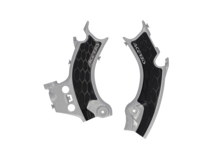 ACERBIS Chrániče rámu X-Grip HONDA CRF 250 R / RX / RWE '25-'26, CRF 450 R / RX / RWE '25-'26, CRF 300 RX '25-'26 – sivé / čierne