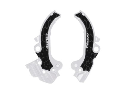ACERBIS chrániče rámu X-Grip, biela / čierna, SKU 0026504.237