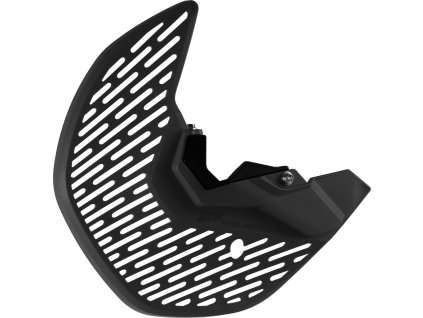 POLISPORT Kryt predného brzdového kotúča s Krytmi spodných nôh vidlice Kawasaki KX 250F '13-'19, KX 450F '15-'18 čierny