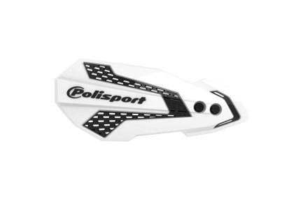 POLISPORT Chrániče rúk MX Flow Yamaha YZ/YZF (08–22) – bielo-čierne