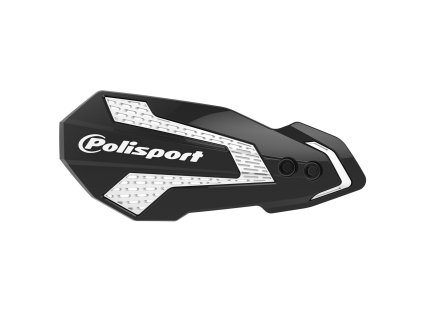 POLISPORT Chrániče rúk MX Flow – čierno-biele