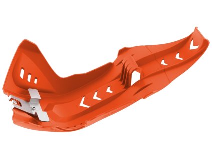POLISPORT Kryt motora a prepákovania Fortress Skid Plate Pro-Link KTM SX-F 250/350 '16-22'; SXF 450 '19-22'; Husqvarna FC 250/350 '16-22' FE 250/350 '17-23', FE 450 '20-'23; FC 450 '10-'22; Gas Gas MC-F/EF-C 250/300 '21-23' oranžový