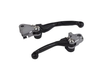 POLISPORT Sada spojkovej a brzdovej páčky KTM SX 250 '14-'22; EXC 250/300 '14-'22; SX-F/EXC-F '14-'22; Husqvarna FC '14-'16 čierna