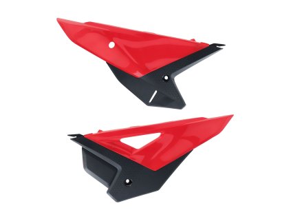 POLISPORT Bočné tabuľky Honda CRF 250R '22-'24; CRF 450R '21-'24 červené