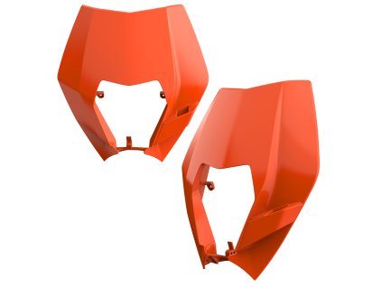 POLISPORT Kryt predného svetla KTM EXC / EXC-F / XC-W / XCF-W '08-13 oranžový