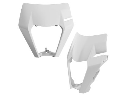 POLISPORT Kryt predného svetla KTM EXC / EXC-F / XC-W / XCF-W `17-19 biely