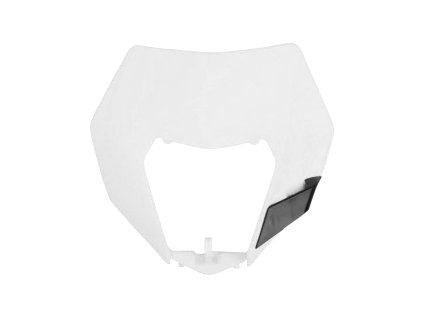 POLISPORT Kryt predného svetla KTM EXC / EXC-F / XC-W / XCF-W 125/150/200/250/300/350/450/500 '14-'16 – biely (vzor OEM)