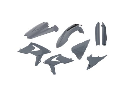 POLISPORT Sada plastov Beta 2T/4T '18-'19 sivá Nardo Grey