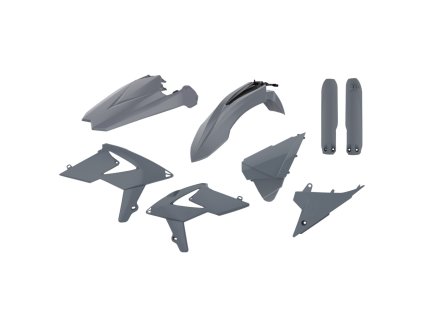 POLISPORT Sada plastov Beta 2T/4T '19 sivá Nardo Grey