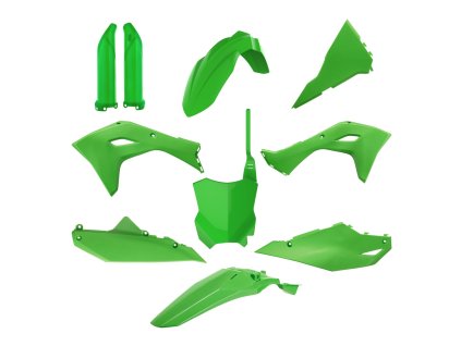 POLISPORT Sada plastov Kawasaki KXF 450 '24-'25 zelená
