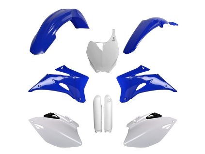 POLISPORT Sada plastov Yamaha YZ 250F '08-'09; YZ 450F '08-'09 modrá/biela OEM
