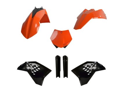 POLISPORT Sada plastov KTM SX/SX-F/XC-F '07-'10 oranžová