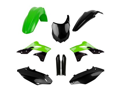 POLISPORT Sada plastov Kawasaki KX 250F '13-'16 zelená/čierna OEM
