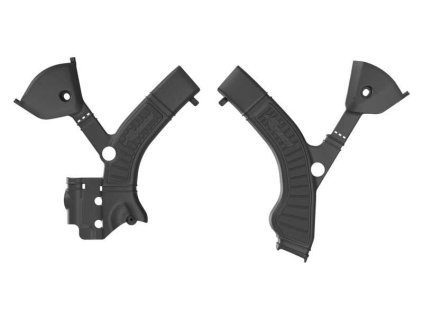 RTECH Kryty rámu Bi-Material Super Grip Triumph TF 250 X/450 RC (24–26) – čierne