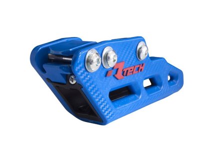 RTECH Zadné vodidlo reťaze TM MX/EN/SM 125/144/250/300/450/530 (07–24) – modré