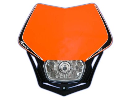 RTECH Predné svetlo V-Face oranžové/čierne KTM