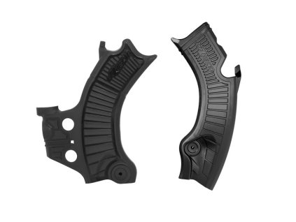 RTECH Kryty rámu Bi-Material Super Grip Honda CRF 450 R/RWE/RX (25), CRF 250 R/RX (25) – čierne